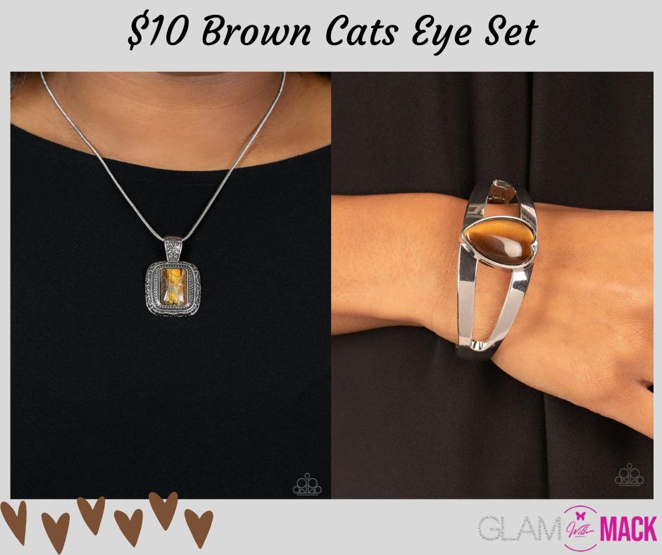 Cats Eye Set ~ Brown