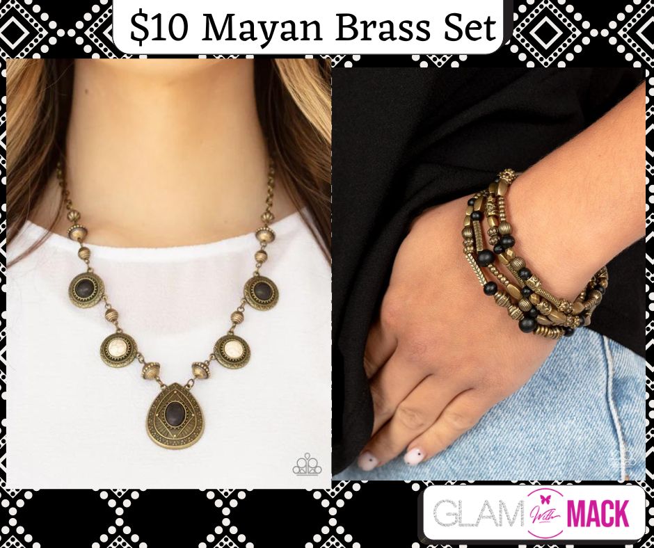 Mayan Brass Set