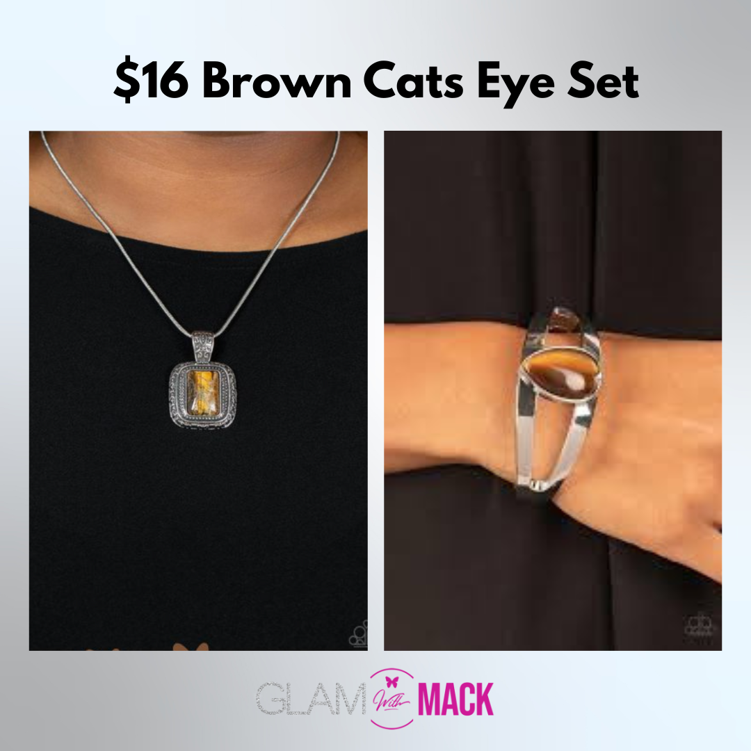 Cats Eye Set ~ Brown