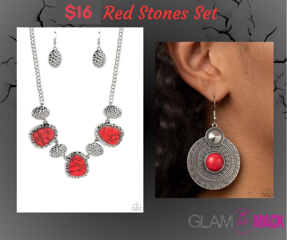 Red Stones Set