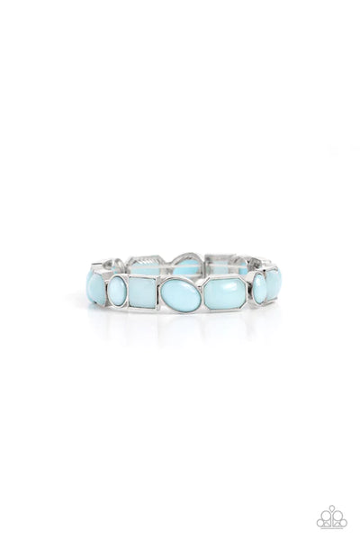 Paparazzi ♥ Giving Geometrics - Blue ♥ Bracelet