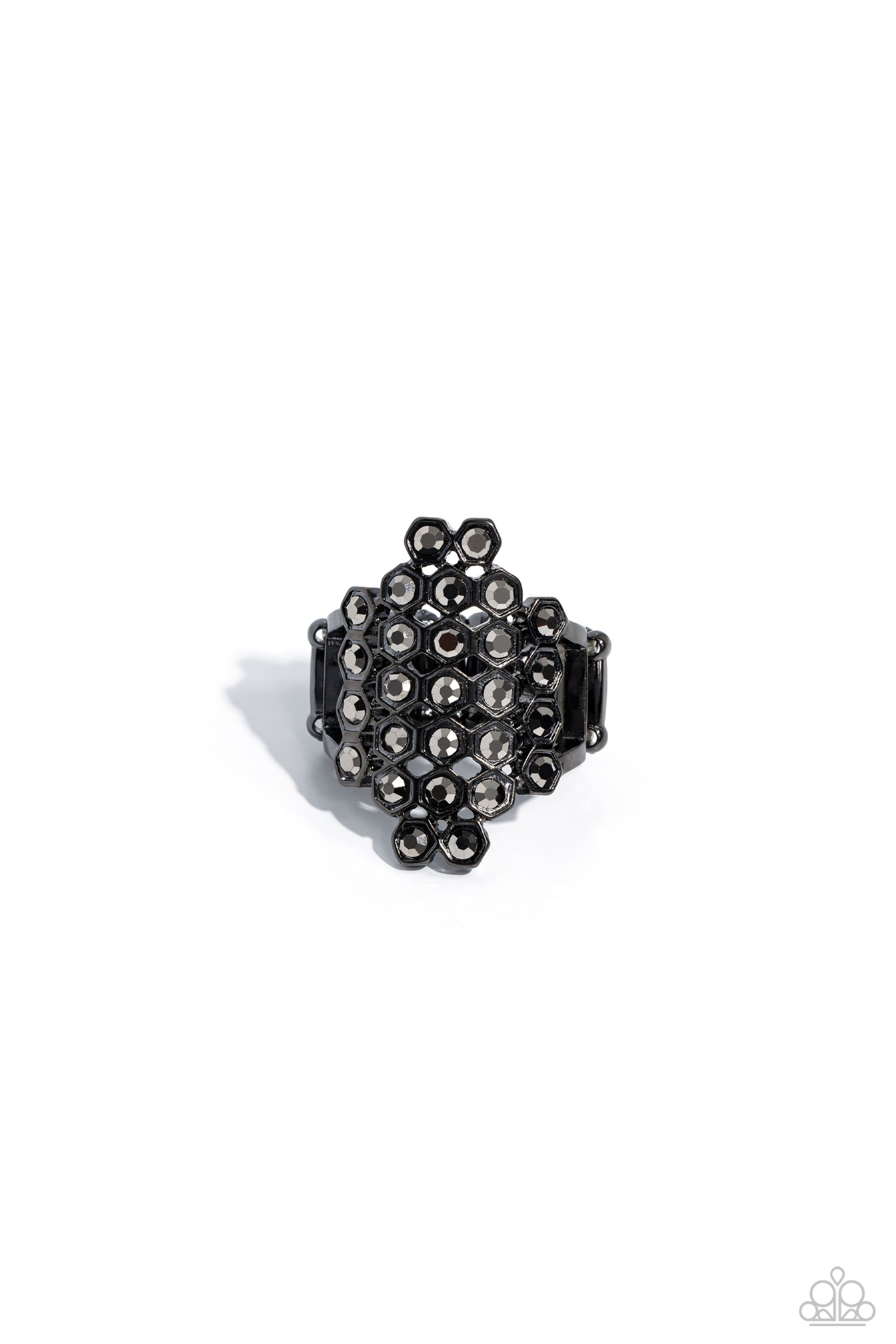 Paparazzi Honeycomb Haute - Black