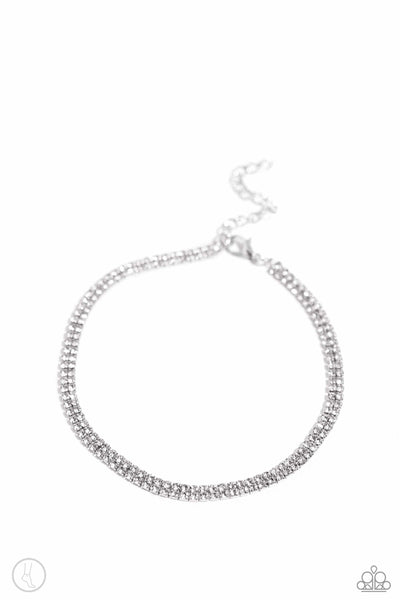 Paparazzi Adorable Anklet - White EMP 2024