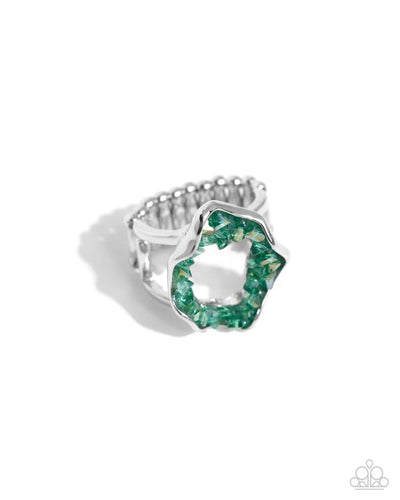 Paparazzi Geode Grace - Green