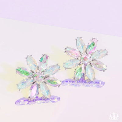 Paparazzi Maiden Makeover - Green Clip-on Earring