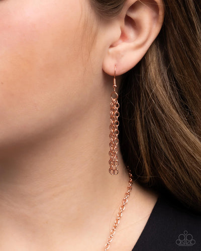 Paparazzi Skyward Shells - Copper