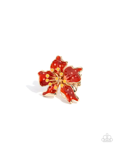 Paparazzi Fast Florals - Red