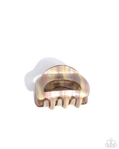 Paparazzi Striped Shopaholic - Brown