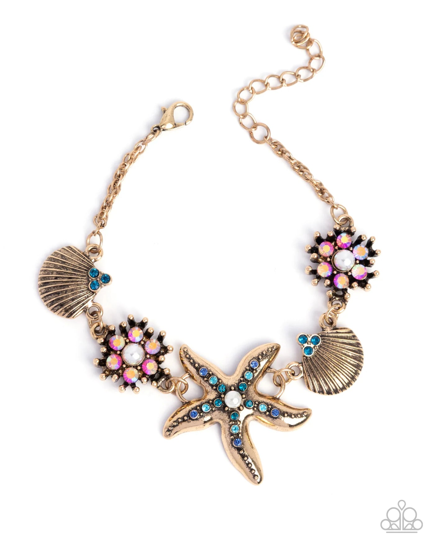 Paparazzi Starfish Single Song \Necklace and Bracelet Set