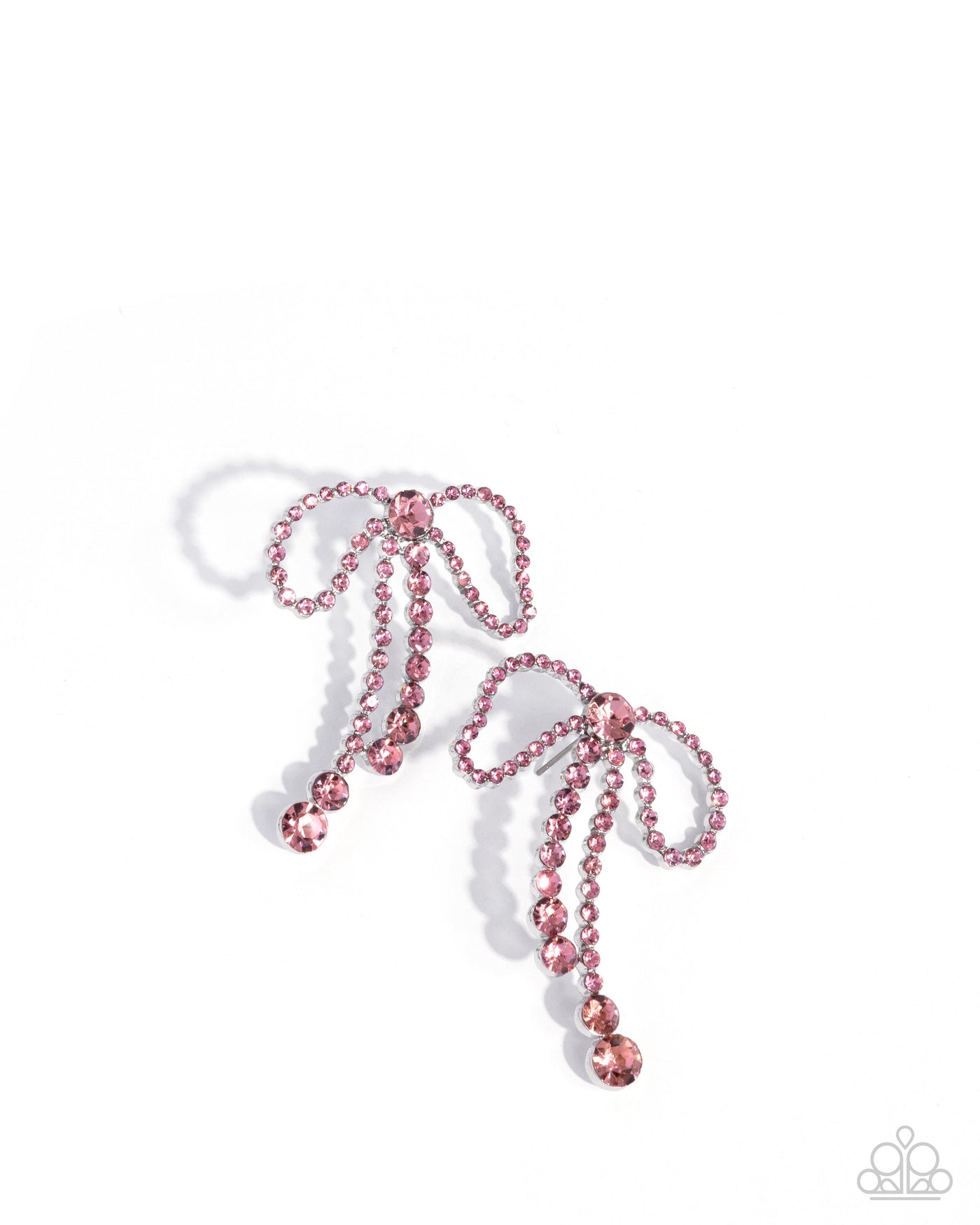 Paparazzi Black Tie Bow - Pink