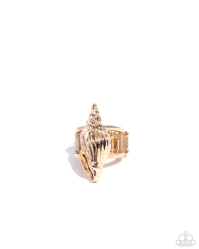 Paparazzi California Conch - Gold