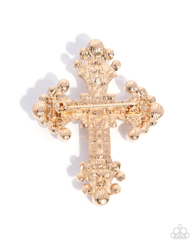 COMING SOON Paparazzi Candescent Cross - Gold
