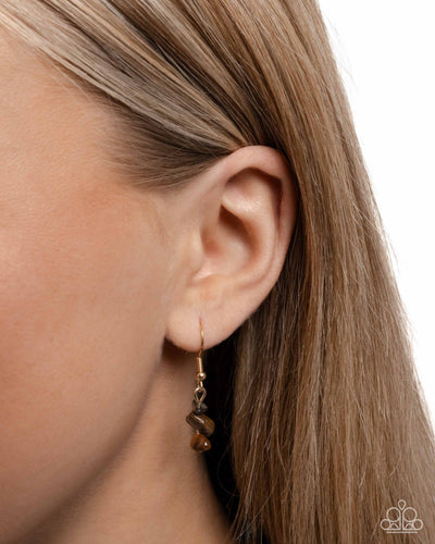 Paparazzi Floral Feint - Brown