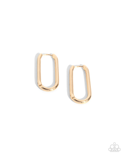 Paparazzi Paramount Paperclips - Gold