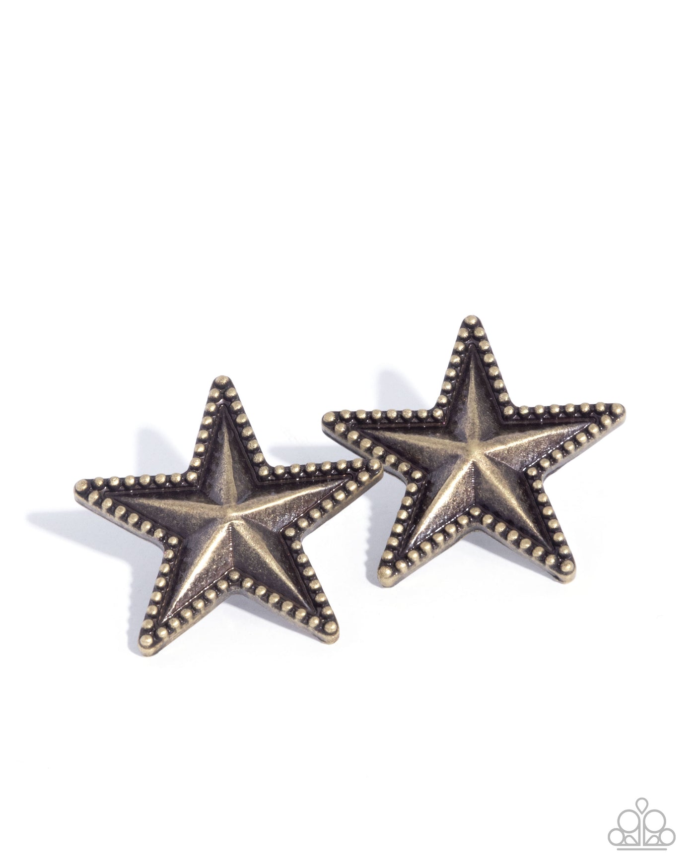 Paparazzi Staunch Studs - Brass