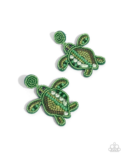 Paparazzi Turtle Tapestry - Green