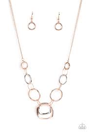 Paparazzi Linked Up Luminosity - Multi Necklace