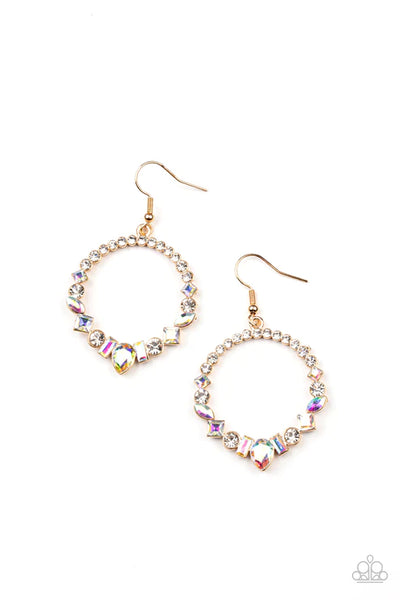 Paparazzi ♥ Revolutionary Refinement - Gold ♥ Earrings