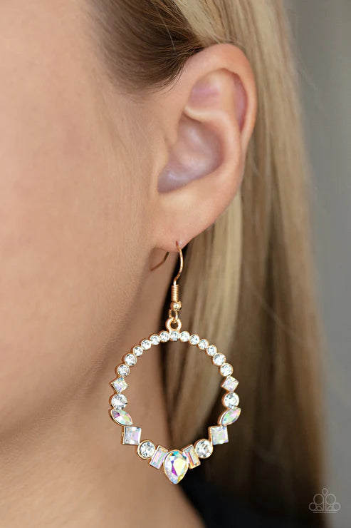 Paparazzi ♥ Revolutionary Refinement - Gold ♥ Earrings