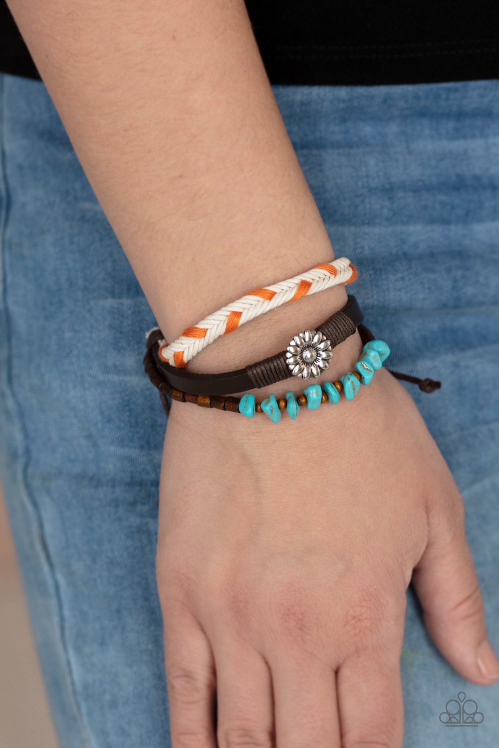 Paparazzi Terrain Trend - Orange - Bracelet