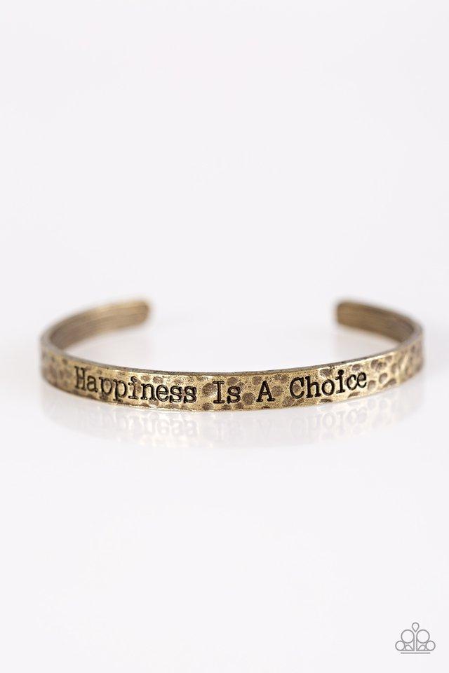 Paparazzi ♥ Do What Makes You Happy - Brass ♥ Bracelet
