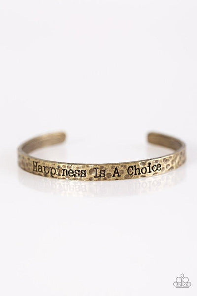 Paparazzi ♥ Do What Makes You Happy - Brass ♥ Bracelet