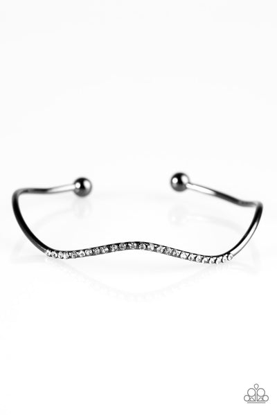 Paparazzi ♥ No Small Shimmer - Black ♥ Bracelet Regular price