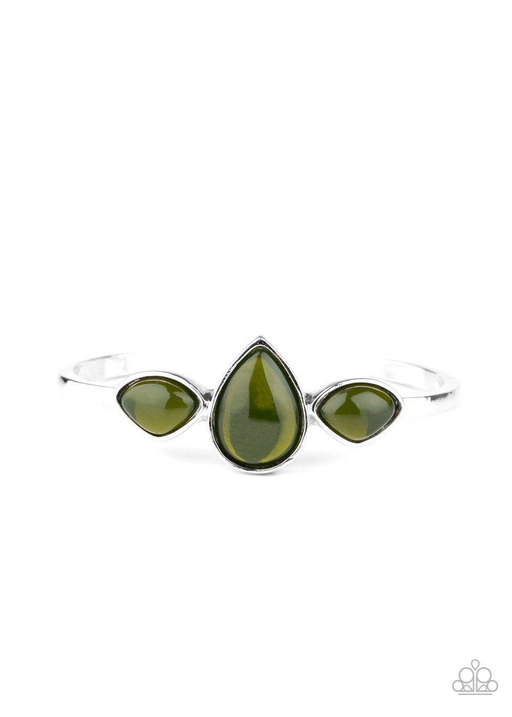 Paparazzi Boho Beach Babe - Green - Cuff Bracelet