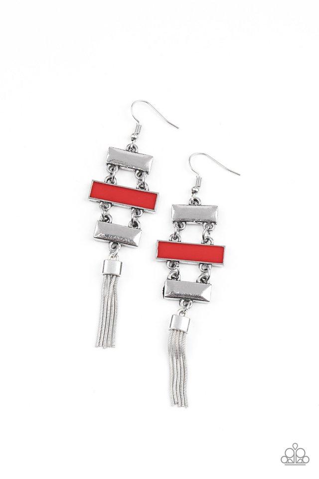 Paparazzi Earring ~ Mind, Body, and SEOUL - Red