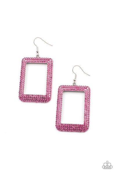 Paparazzi Earring ~ World FRAME-ous