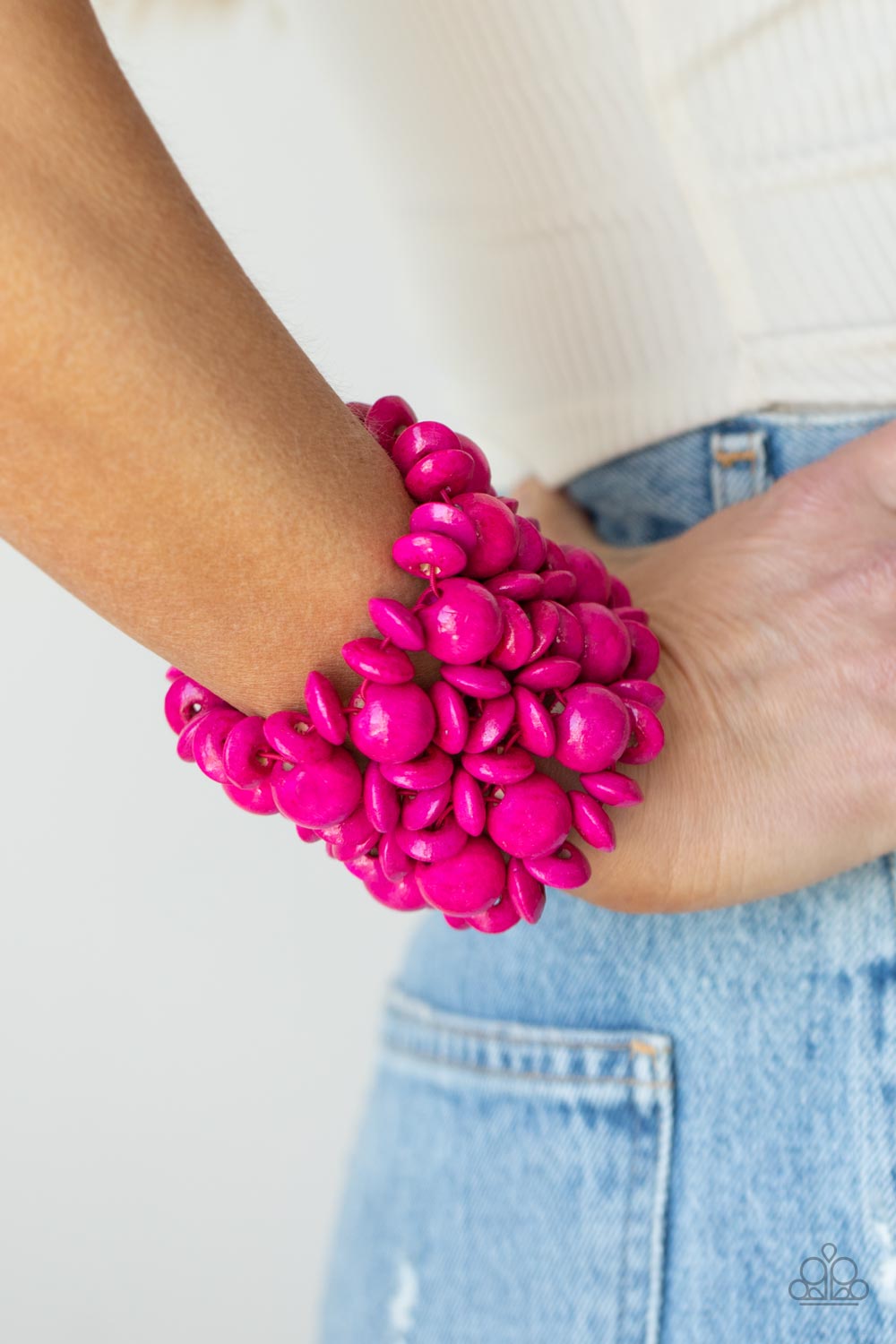 Paparazzi Island Mixer - Pink - Bracelet