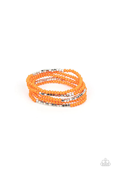 Paparazzi Tulum Trek - Orange Bracelet