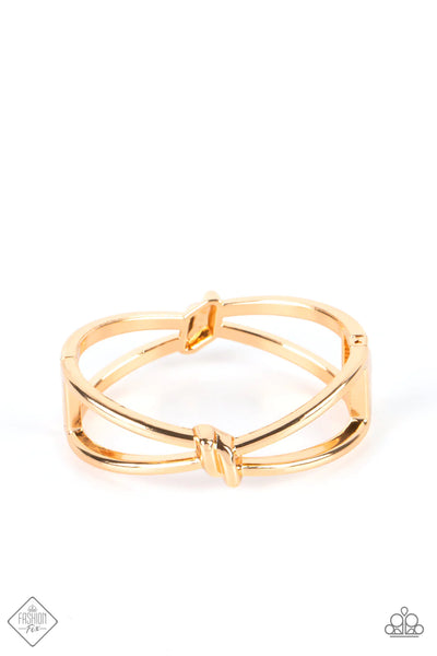 Paparazzi KNOT My First Rodeo - Gold