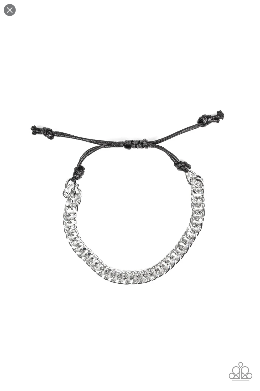 Paparazzi AWOL Silver Urban Bracelet