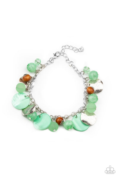 Springtime Springs Green Necklace and Bracelet Set