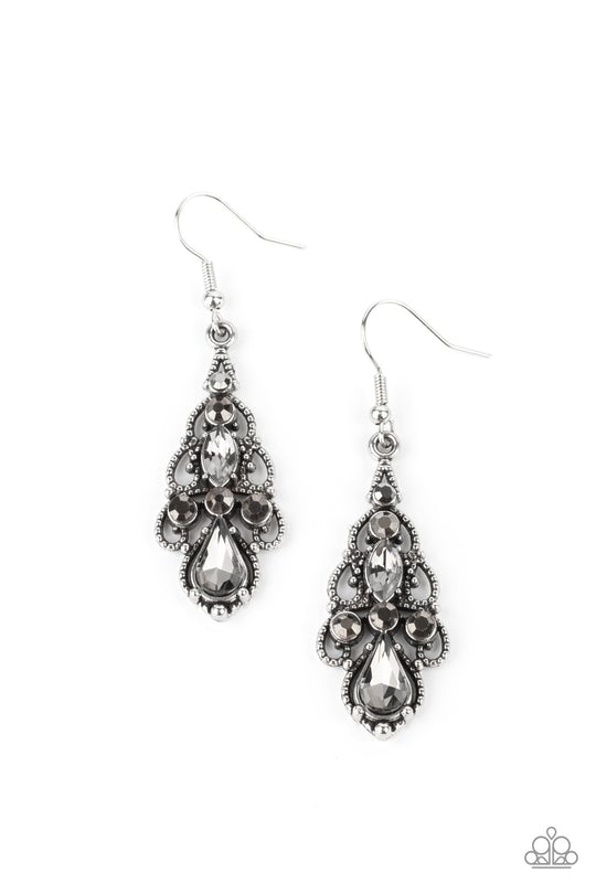 Paparazzi earrings Urban Radiance - Silver